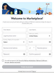 Selling on Walmart Marketplace